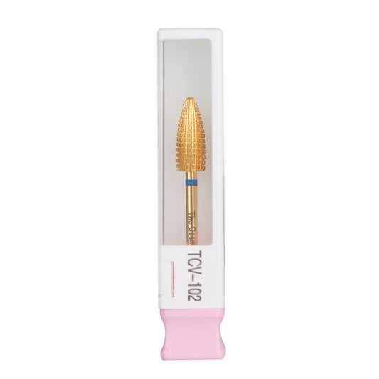 Gold Carbide Cone Nail Drill Bit, Medium - 102 - product image 2
