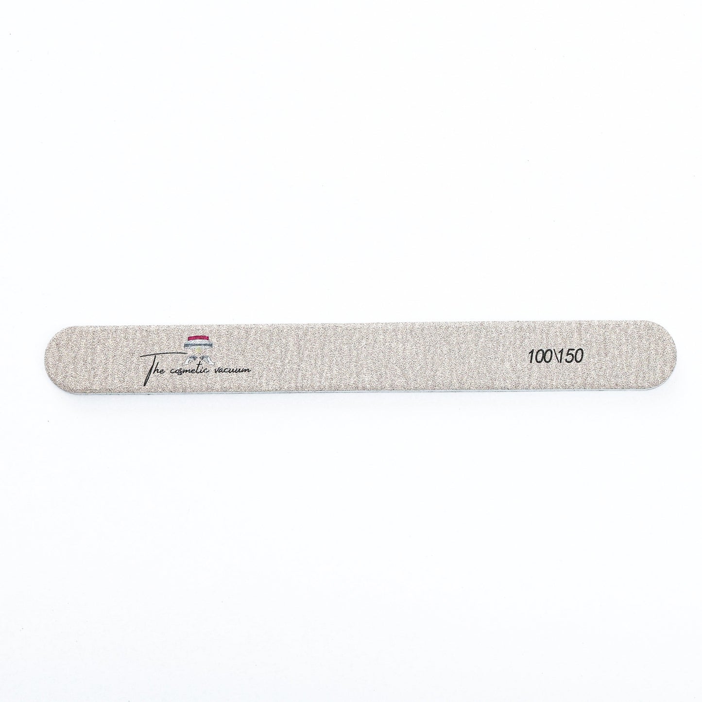 100/150-Grit Nail File - Beige & White - product image 2