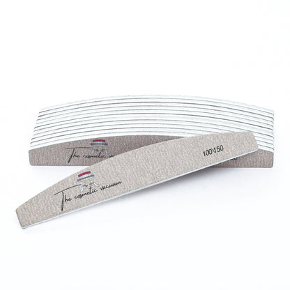 100/150-Grit Nail File - Beige & White - product image 3