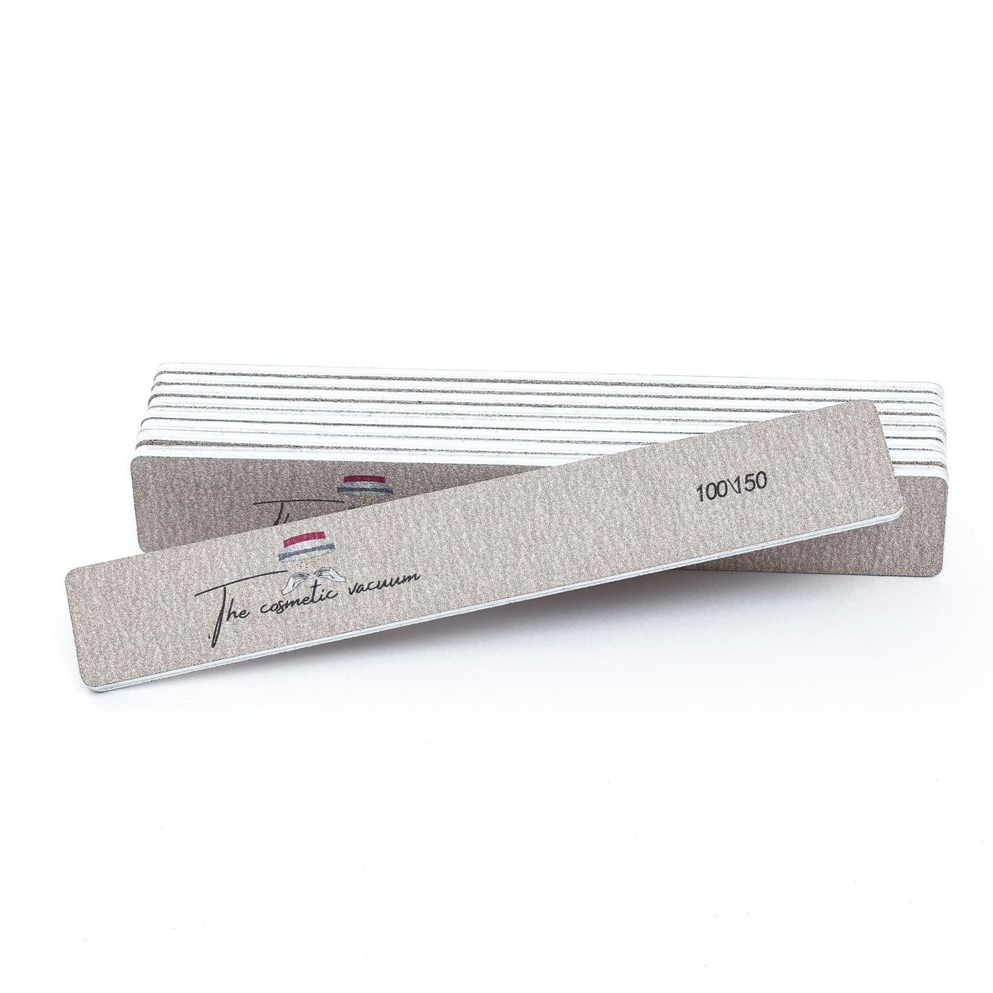 100/150-Grit Nail File - Beige & White - product image 5