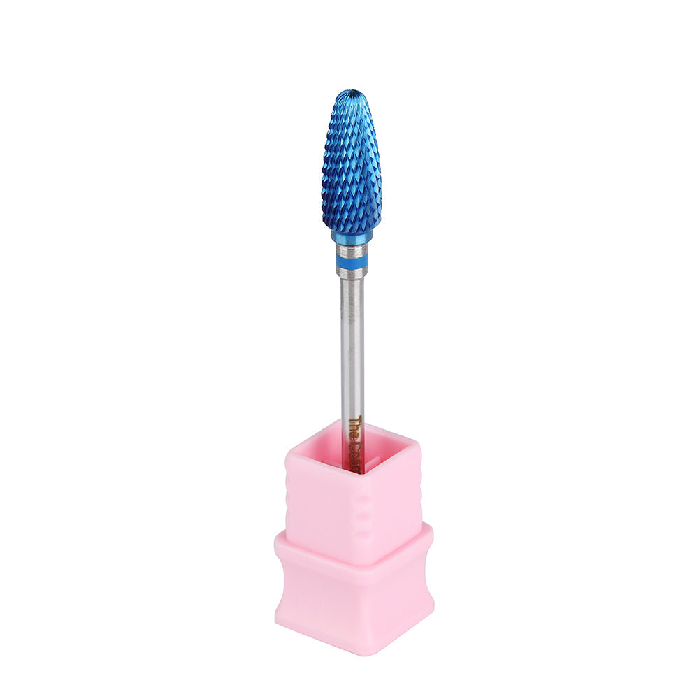 Blue Carbide Nail Drill Bit, Medium - 089 - product image 1