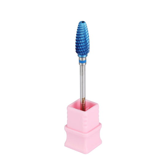 Blue Carbide Nail Drill Bit, Medium - 089 - product image 1