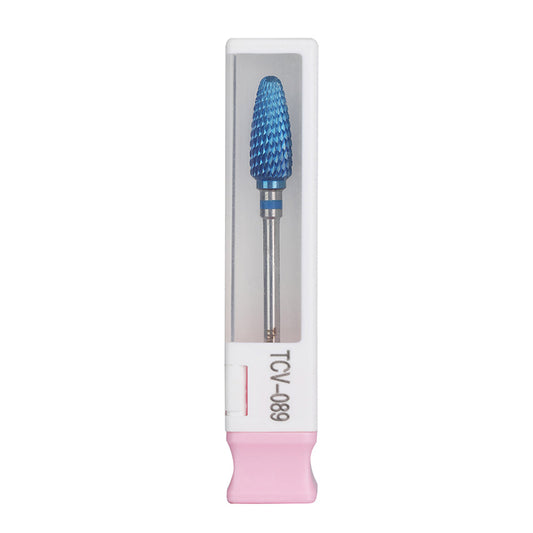 Blue Carbide Nail Drill Bit, Medium - 089 - product image 2