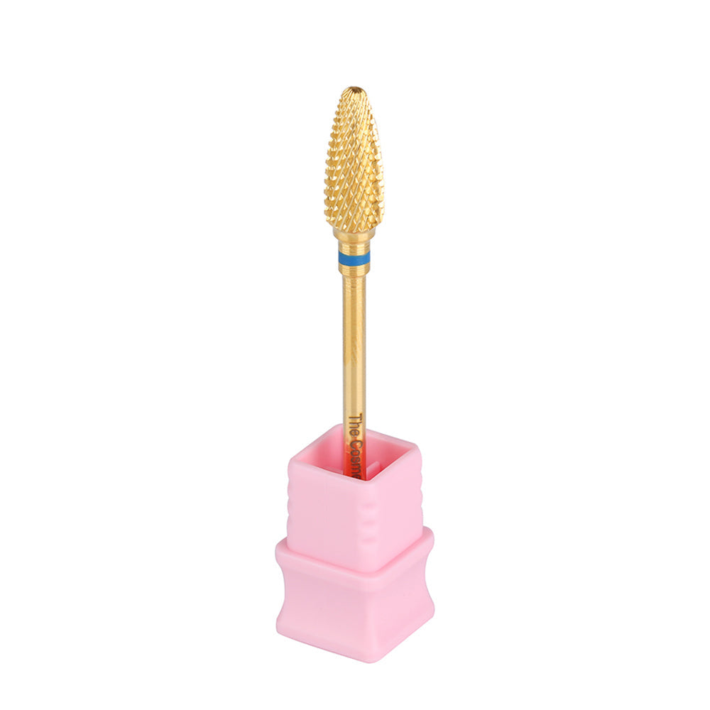 Gold Carbide Cone Nail Drill Bit, Medium - 102 - product image 1