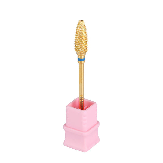 Gold Carbide Cone Nail Drill Bit, Medium - 102 - product image 1