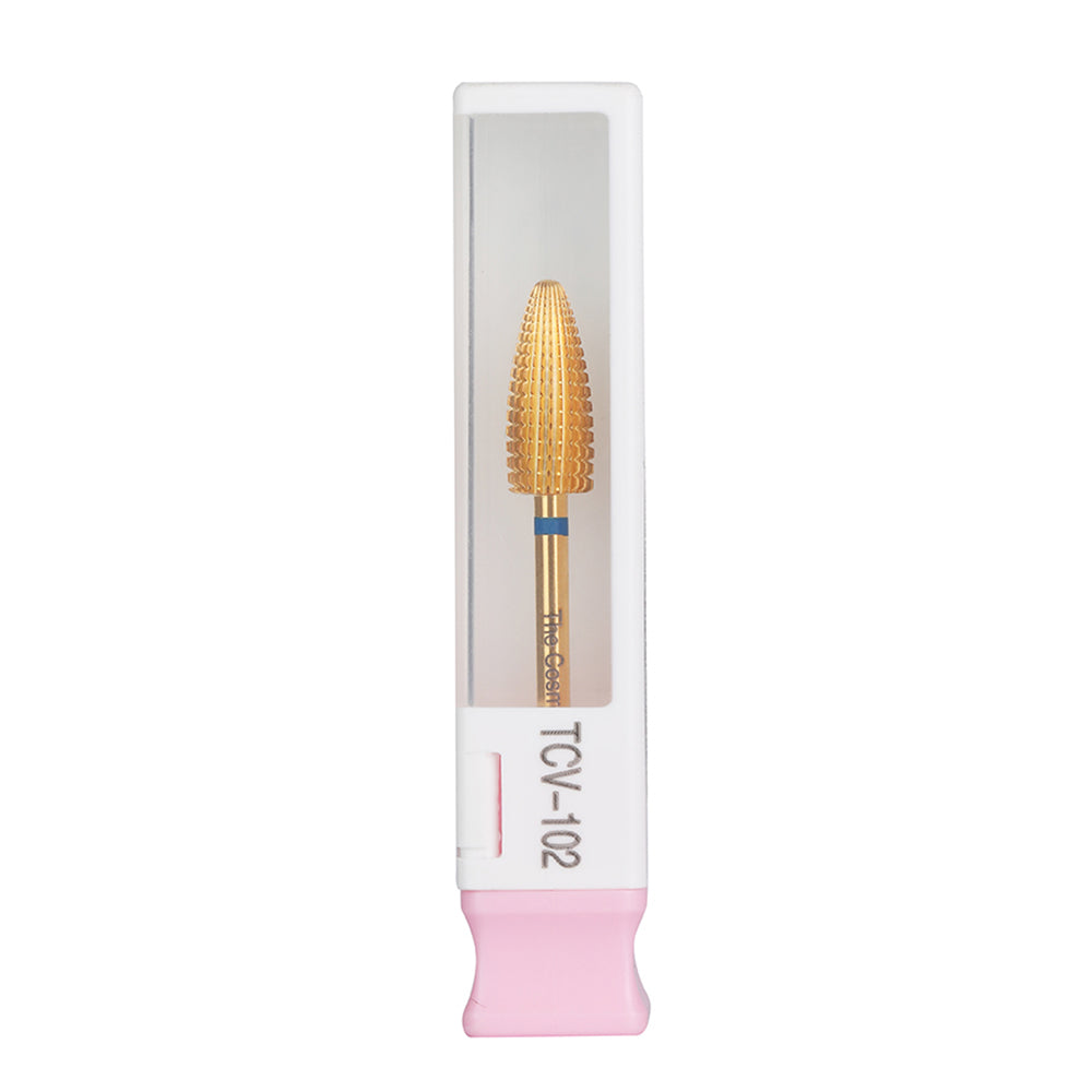 Gold Carbide Cone Nail Drill Bit, Medium - 102 - product image 2