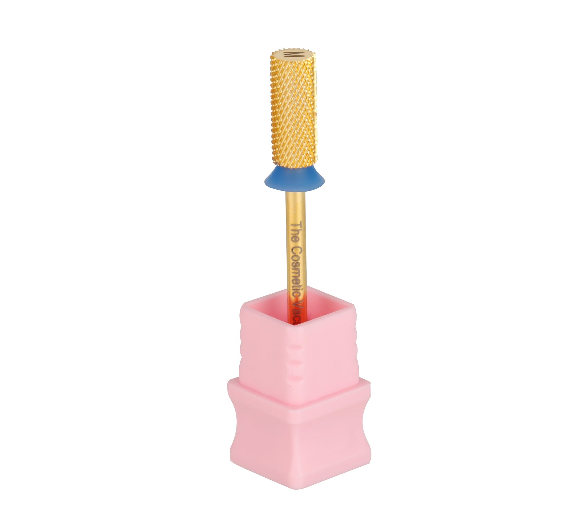 Gold Carbide Cylinder Nail Drill Bit, Medium - 104 - product image 1