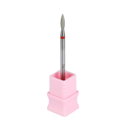 Diamond Pointed Flame Nail Drill Bit, Fine - 092 - product image 1