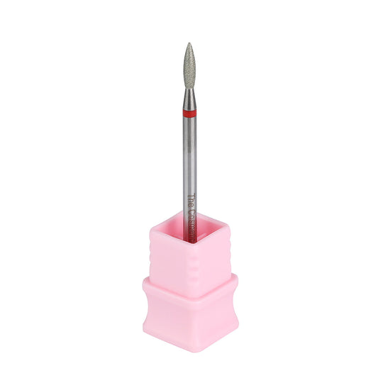 Diamond Pointed Flame Nail Drill Bit, Fine - 092 - product image 1