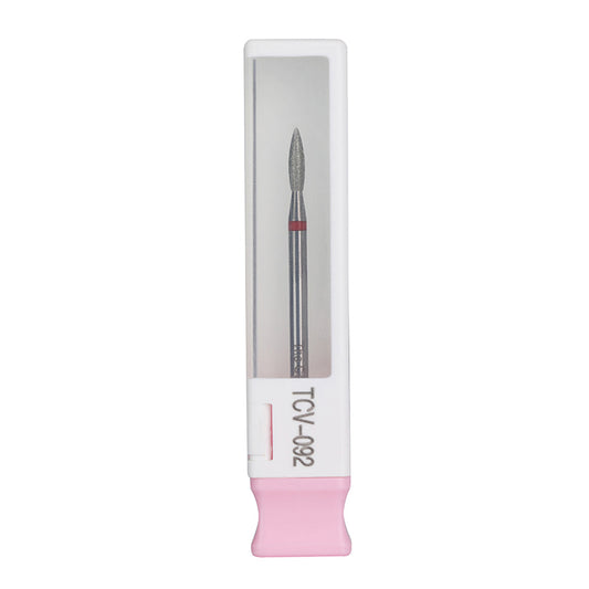 Diamond Pointed Flame Nail Drill Bit, Fine - 092 - product image 2