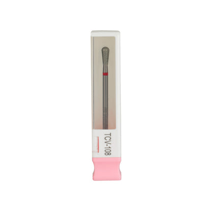 3.4mm Pear Shape Nail Drill Bit, Fine - 108 - product image 2