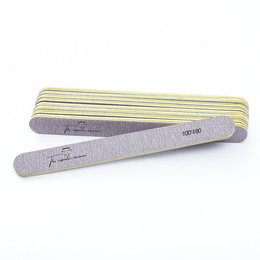 100/180-Grit Nail File - Gray & Green - product image 1