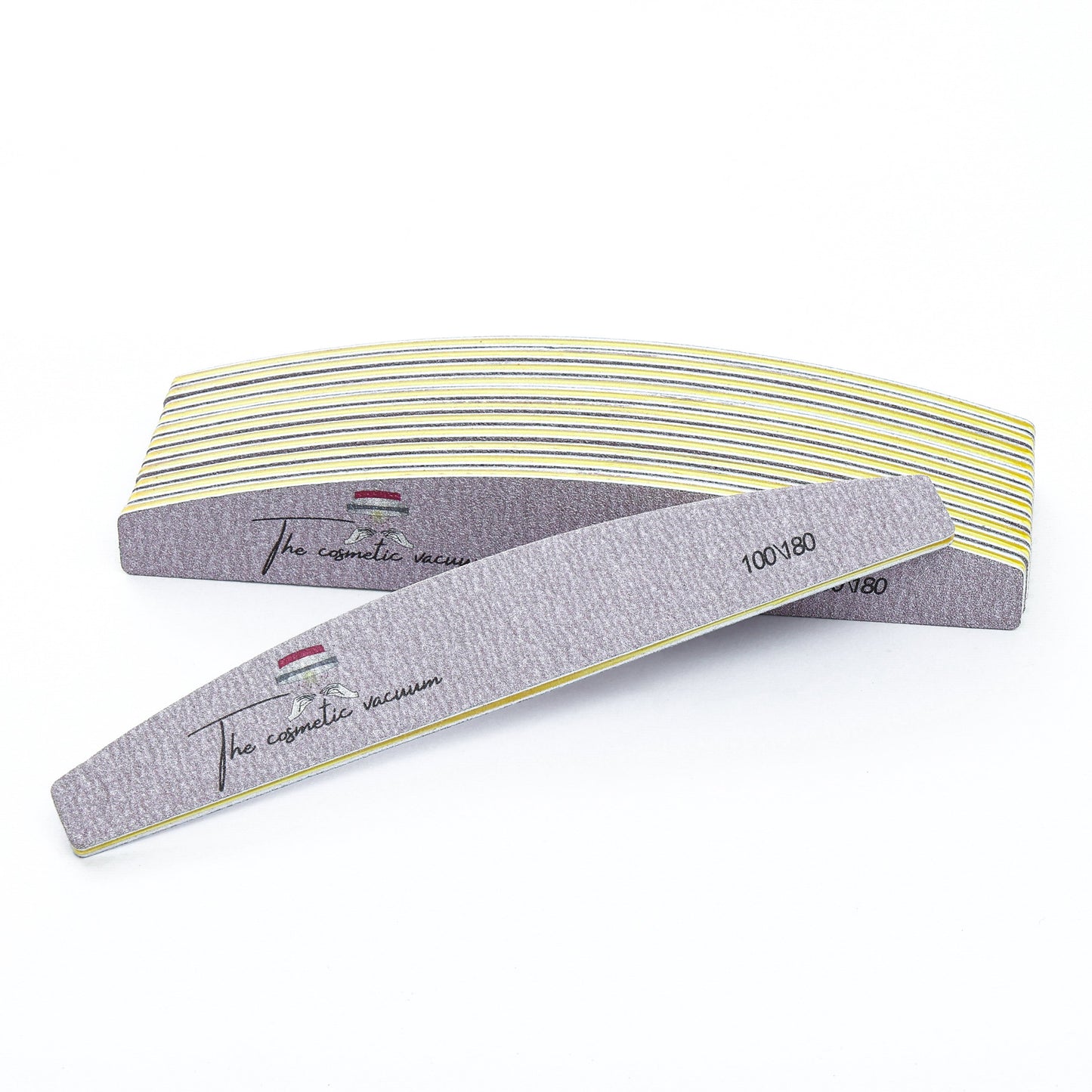 100/180-Grit Nail File - Gray & Green - product image 3