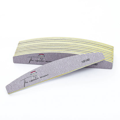 100/180-Grit Nail File - Gray & Green - product image 3