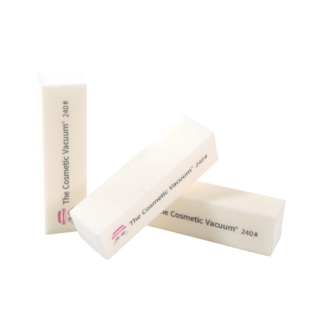 240-Grit Nail Buffer Blocks - White, 10-Pack - product image 2