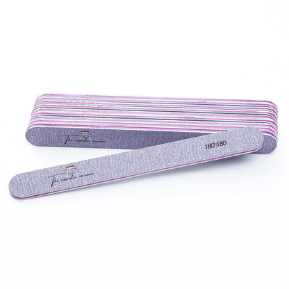 180/180-Grit Nail File - Purple & Pink - product image 1