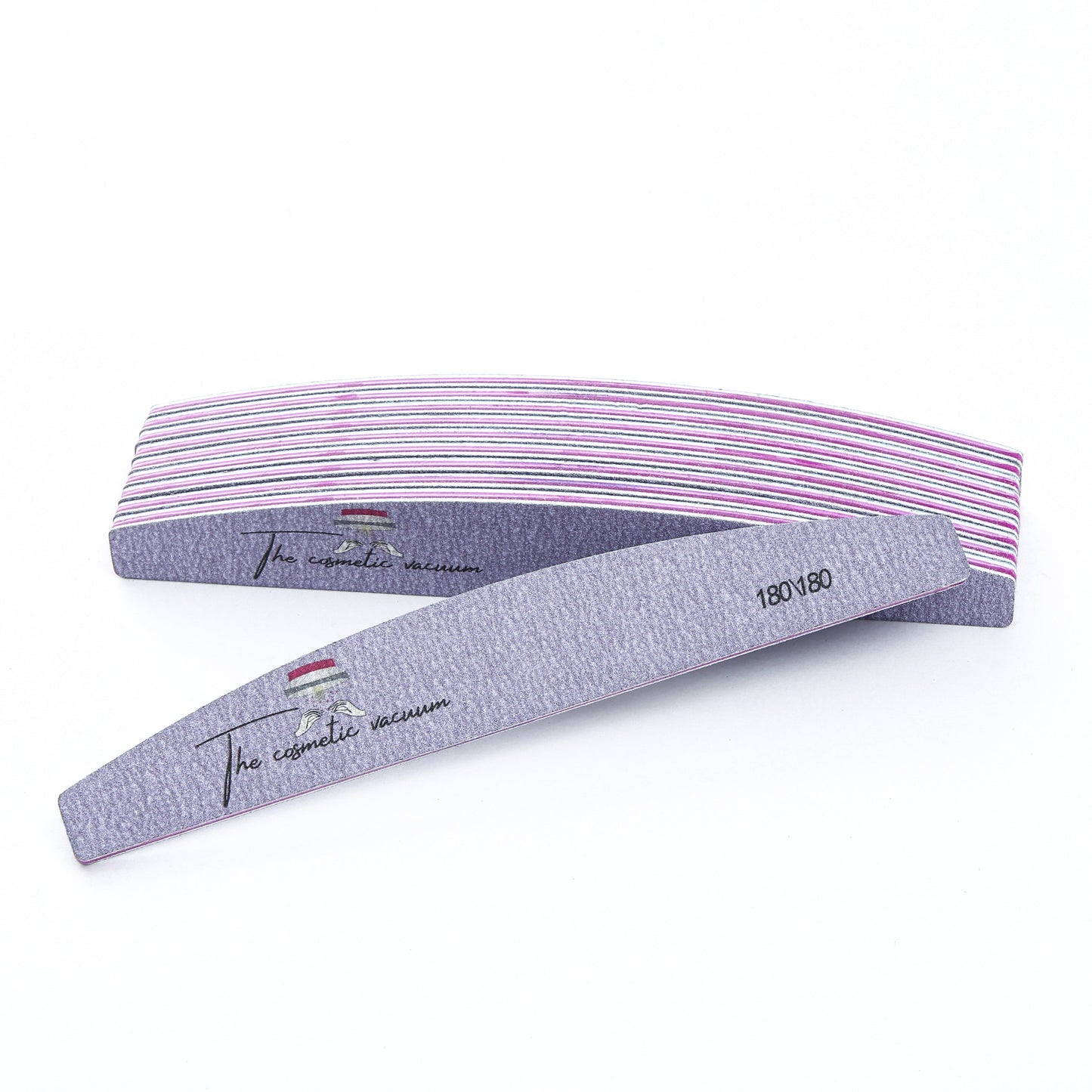 180/180-Grit Nail File - Purple & Pink - product image 3