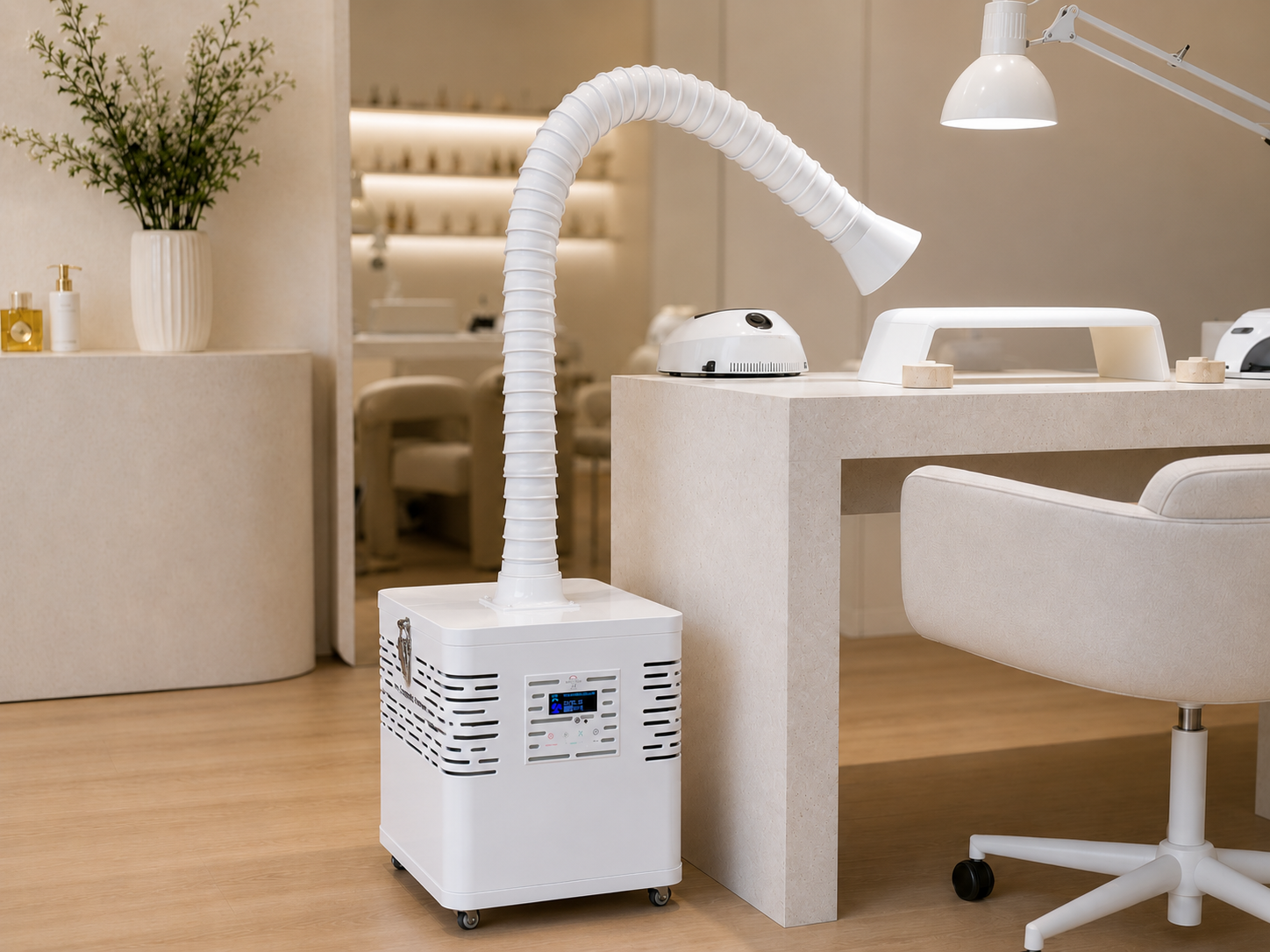 The Cosmetic Vacuum in a professional nail studio